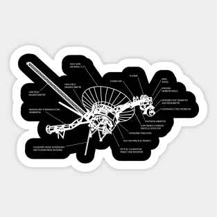 Voyager Spacecraft Sticker